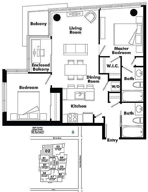 Floor plan 802