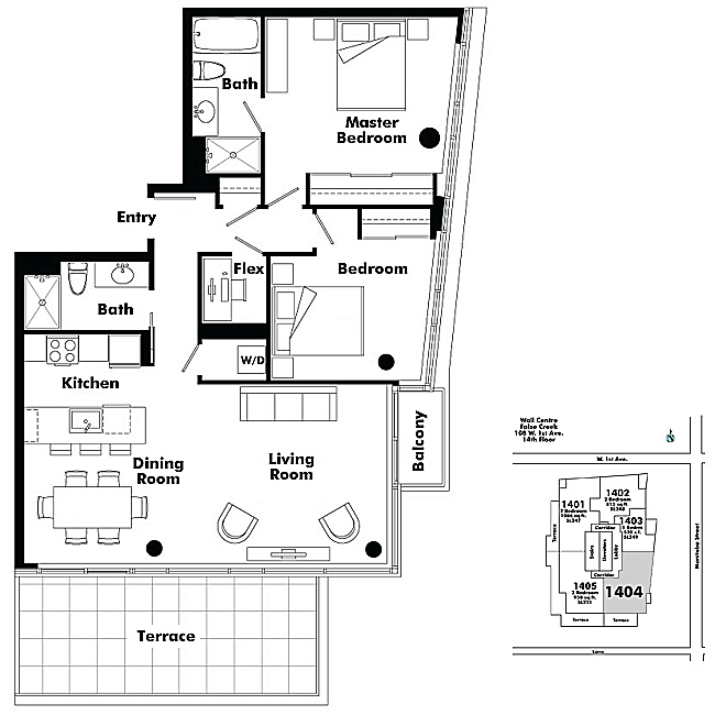 Floor plan 1404