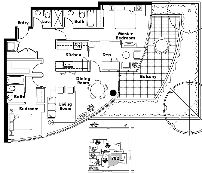 Floor plan 702