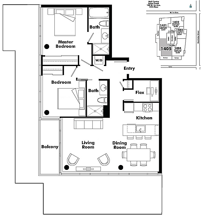 Floor plan 1405
