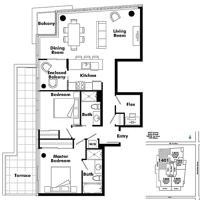 Floor plan 1401