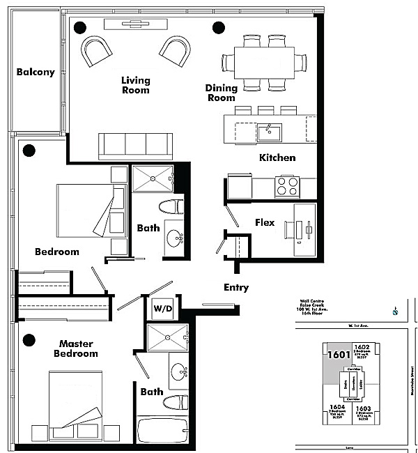 Floor plan PH1601