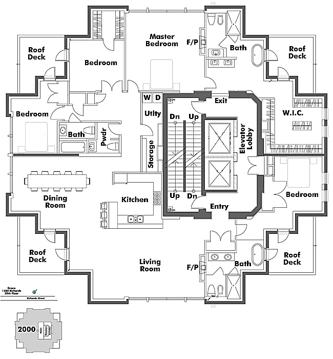 Floor plan 2000