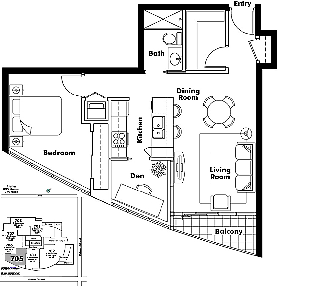 Floor plan 705
