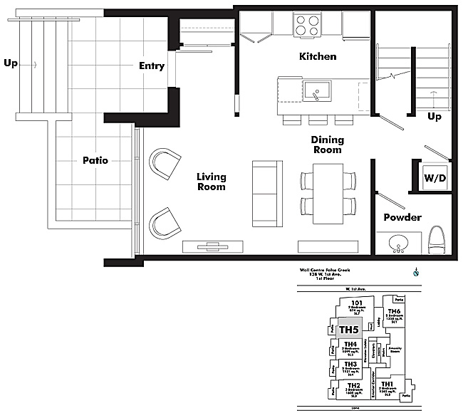 Floor plan TH5