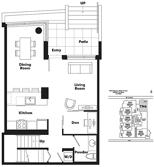 Floor plan TH6