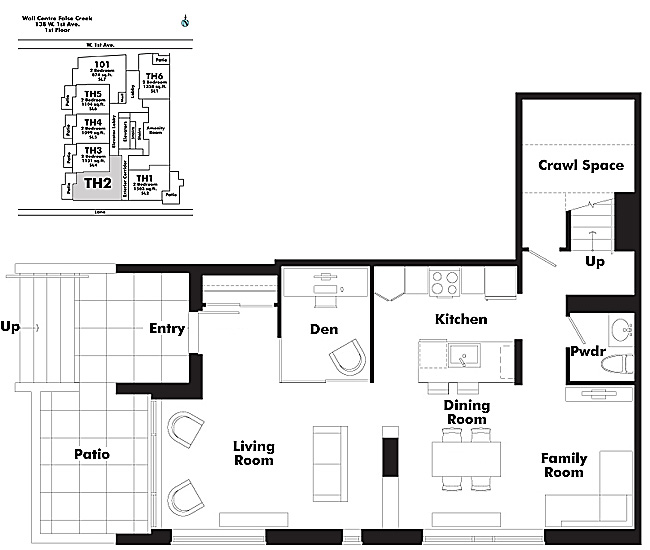 Floor plan TH2