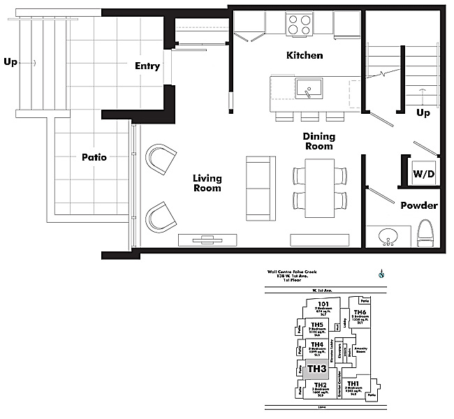 Floor plan TH3
