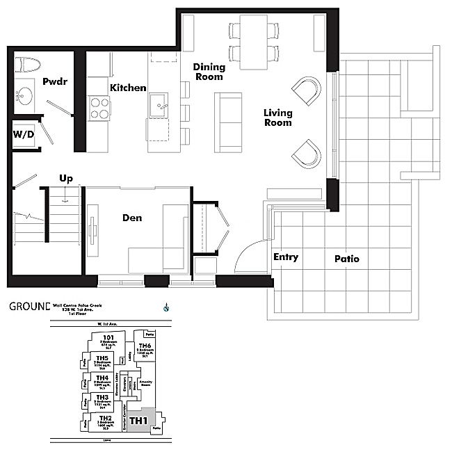 Floor plan TH1
