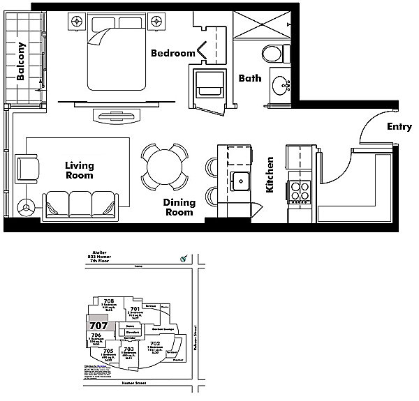 Floor plan 707