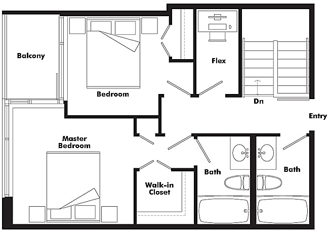 Floor plan TH4
