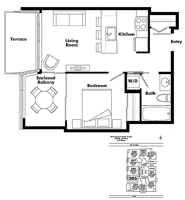 Floor plan 305
