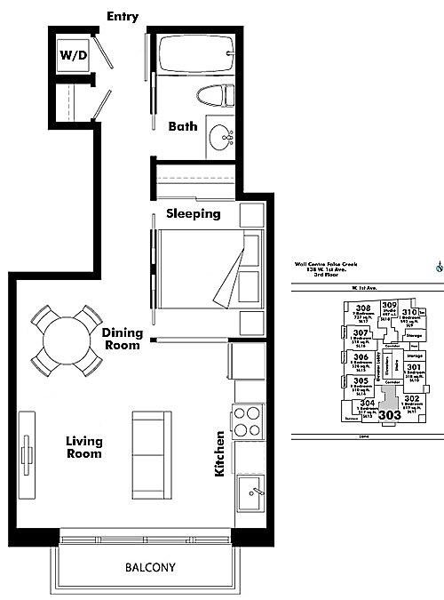 Floor plan 303