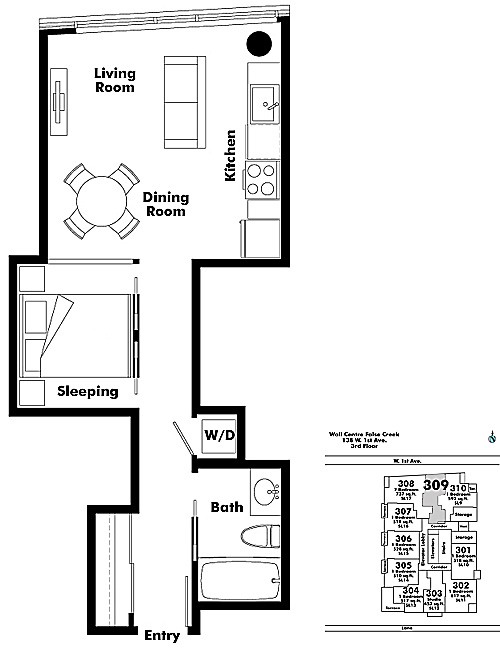 Floor plan 309