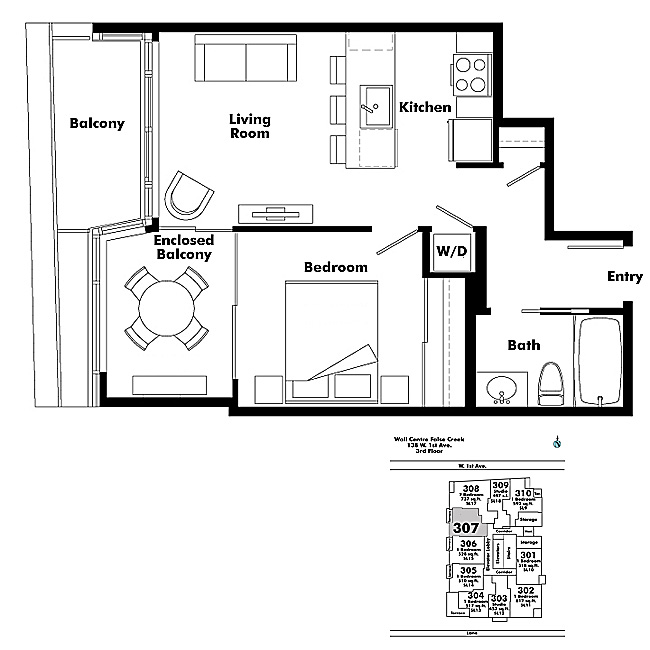 Floor plan 307
