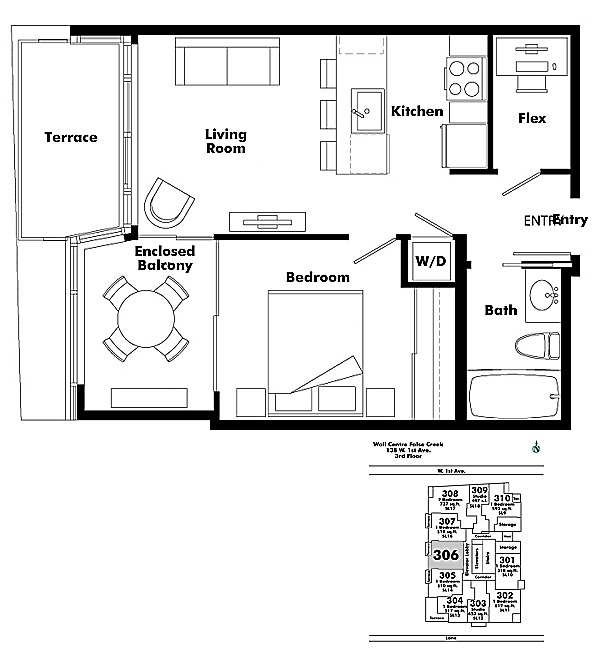 Floor plan 306