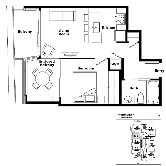Floor plan 407