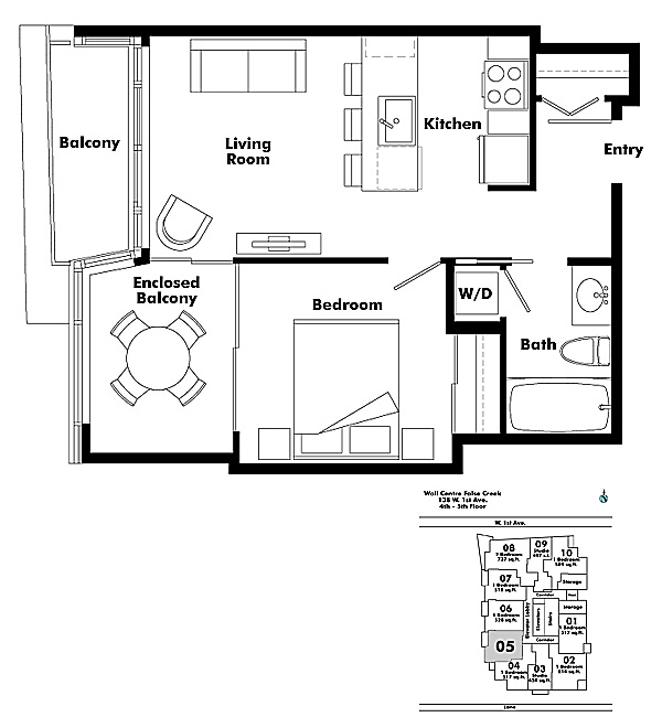 Floor plan 405