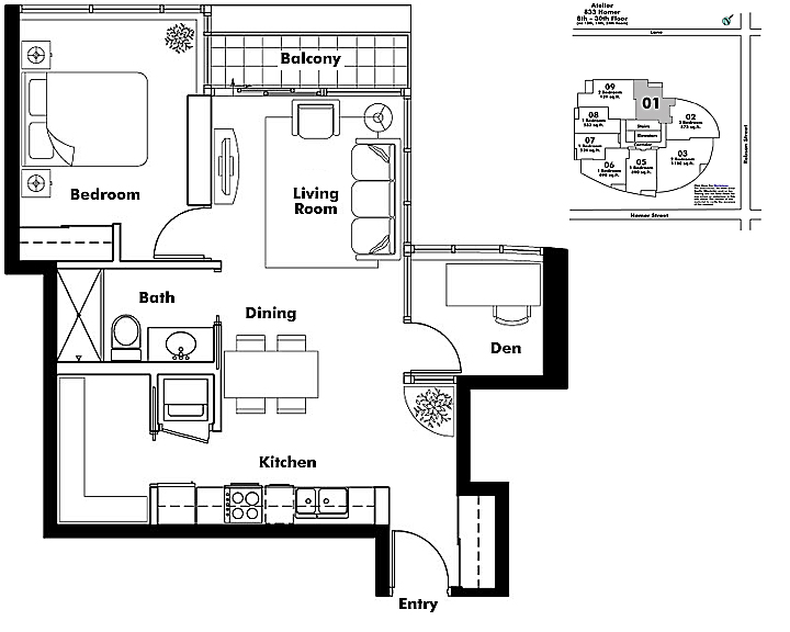 Floor plan 2101