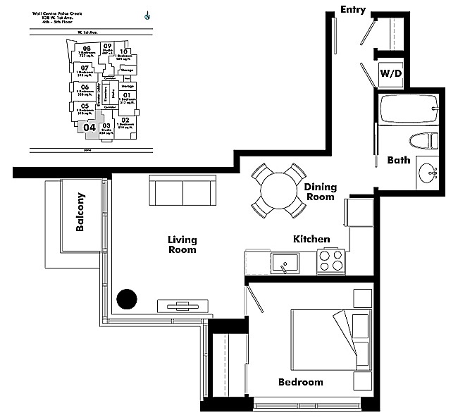 Floor plan 404