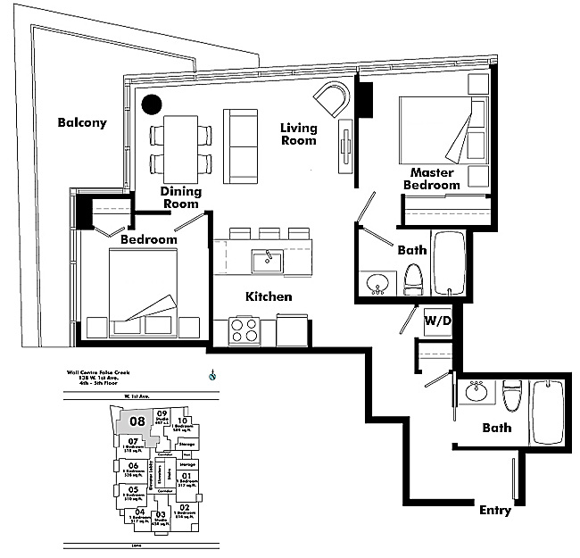 Floor plan 508