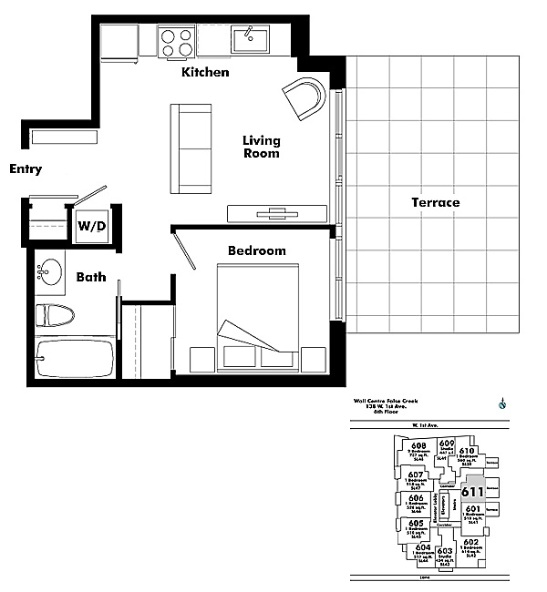 Floor plan 611