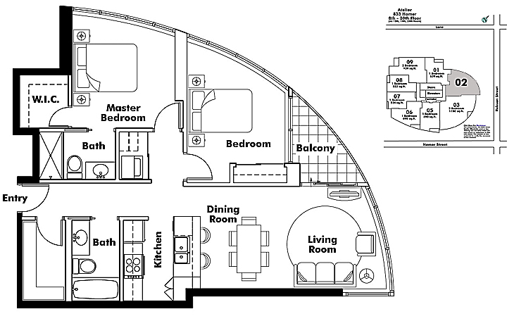 Floor plan 2102