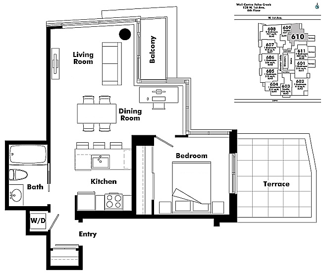 Floor plan 610