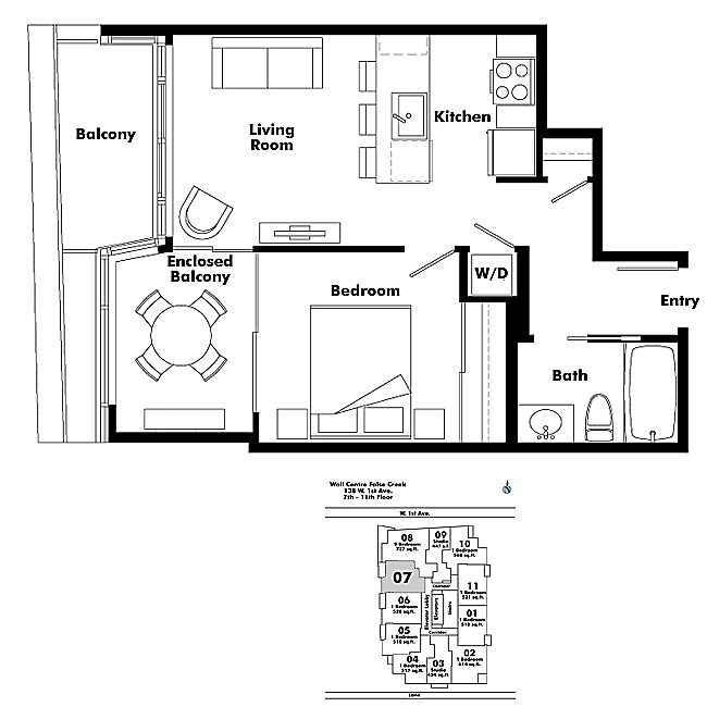 Floor plan 1007