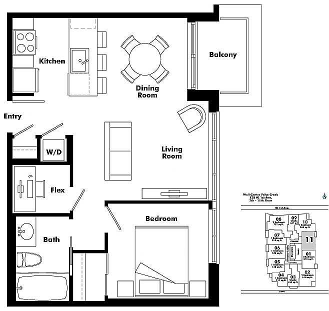 Floor plan 811