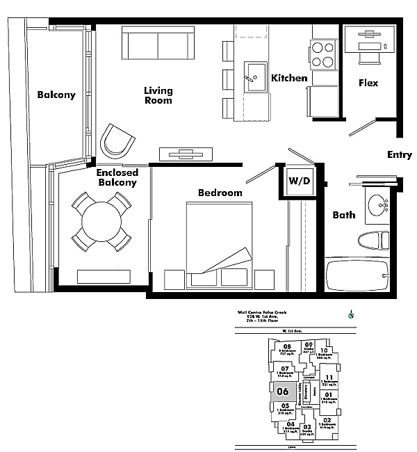 Floor plan 706