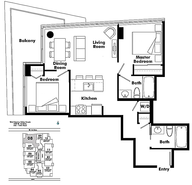 Floor plan 1108