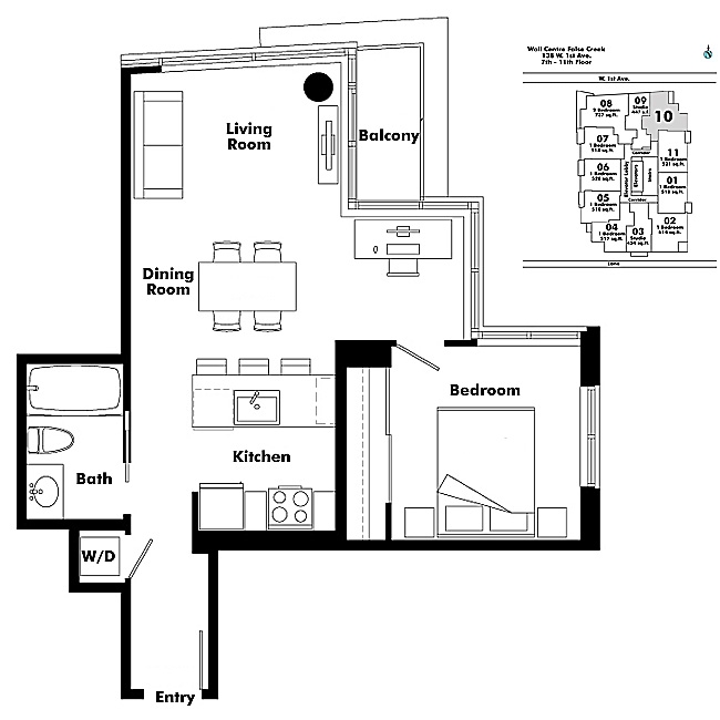 Floor plan 710