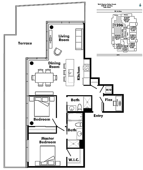 Floor plan 1206