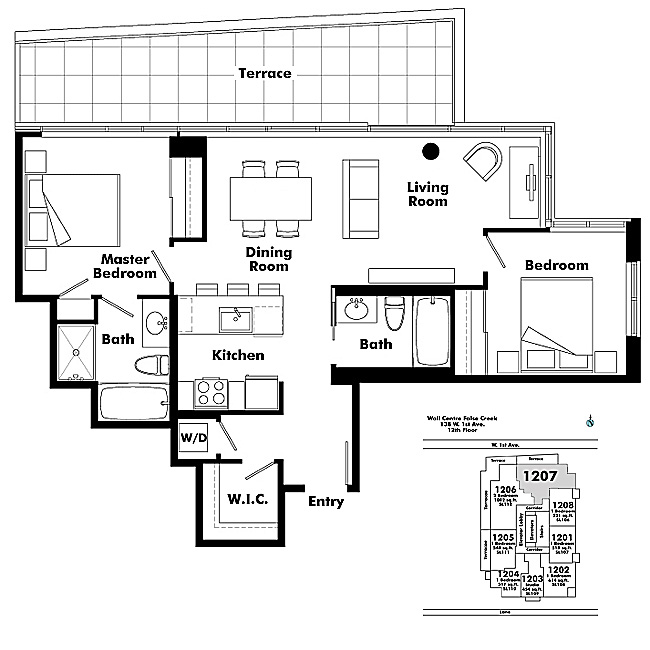 Floor plan 1207