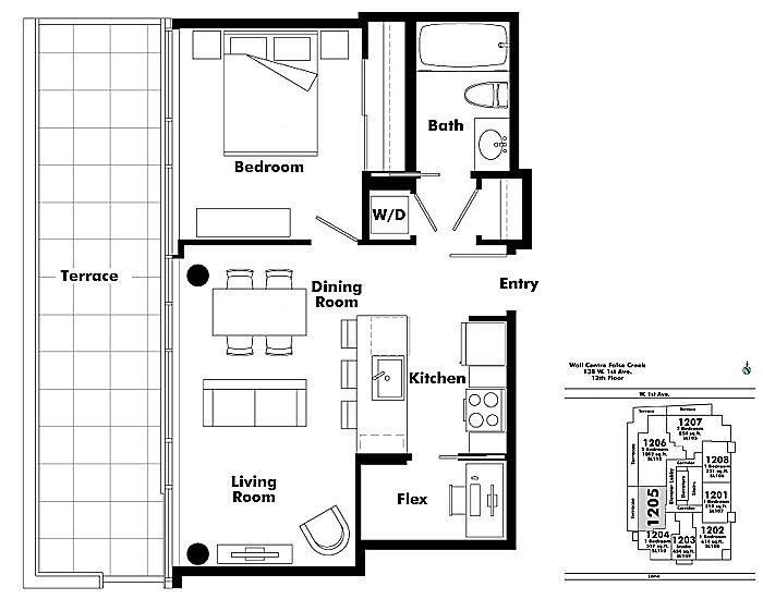 Floor plan 1205