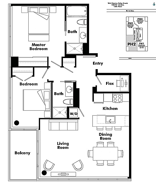Floor plan PH1502