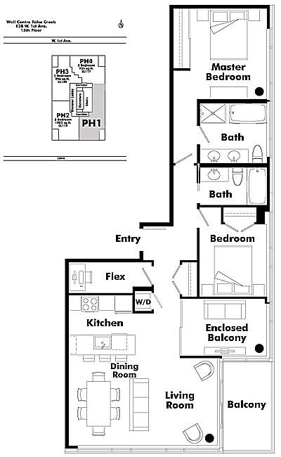 Floor plan PH1501