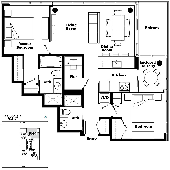 Floor plan PH1504