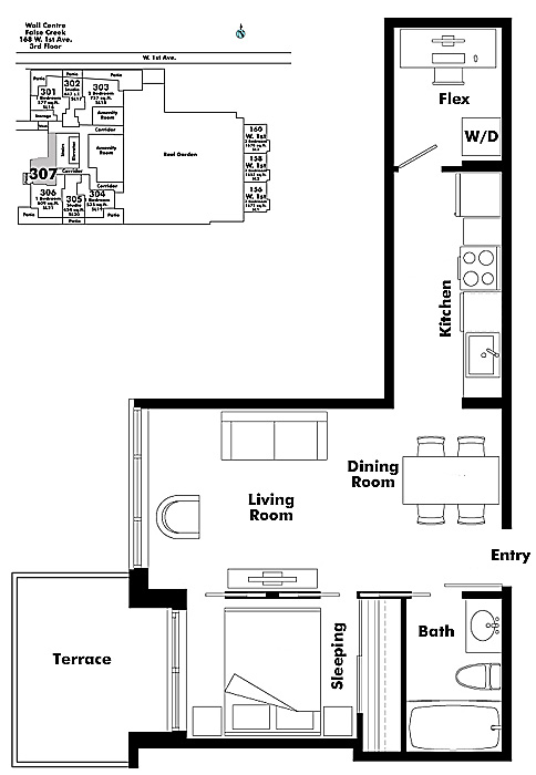 Floor plan 307