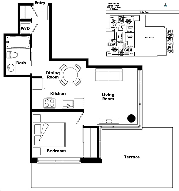Floor plan 304