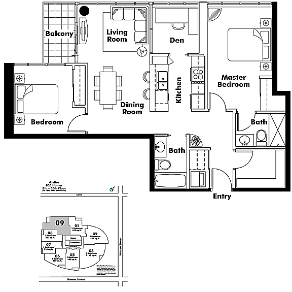 Floor plan 809