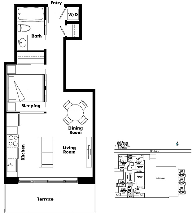 Floor plan 305