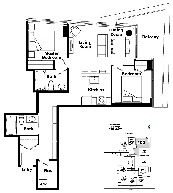 Floor plan 403