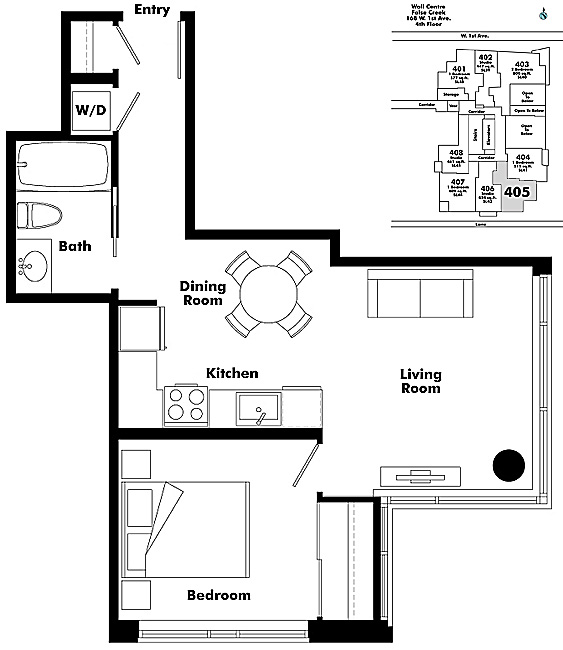 Floor plan 405