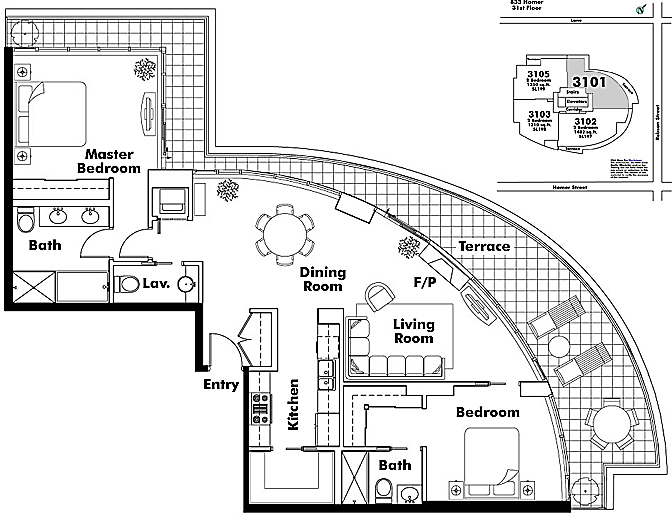 Floor plan 3101