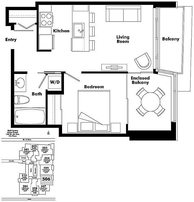Floor plan 506
