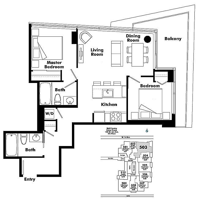 Floor plan 503