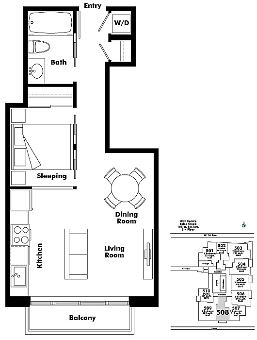 Floor plan 508