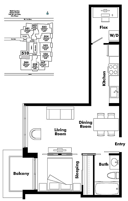 Floor plan 510